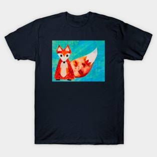 Fox and Man Surreal Art T-Shirt